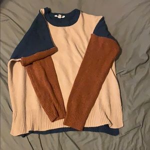 Colorblock sweater